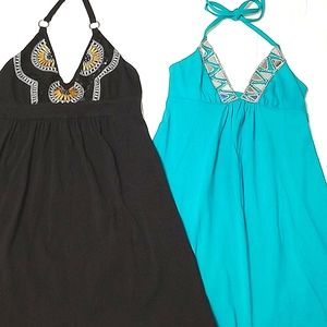 2-Victoria's Secret Halter Sundresses Small